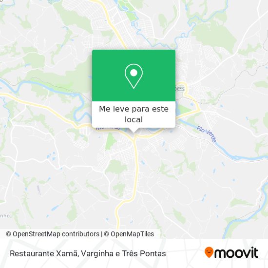 Restaurante Xamã mapa