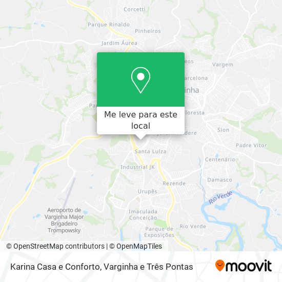 Karina Casa e Conforto mapa