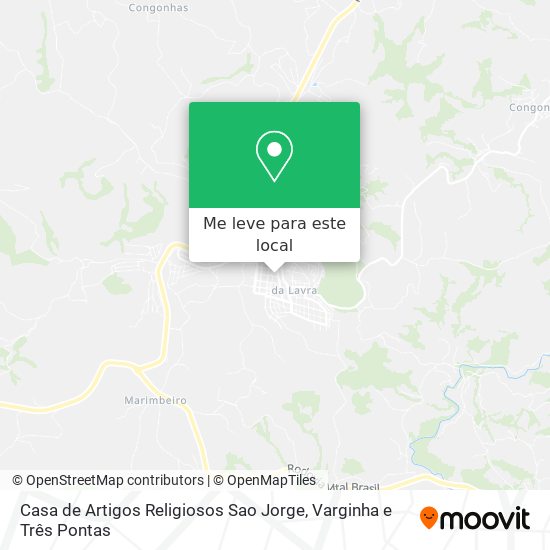 Casa de Artigos Religiosos Sao Jorge mapa