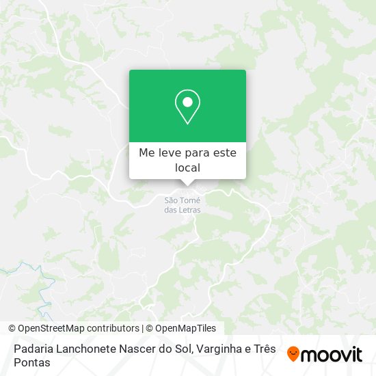 Padaria Lanchonete Nascer do Sol mapa