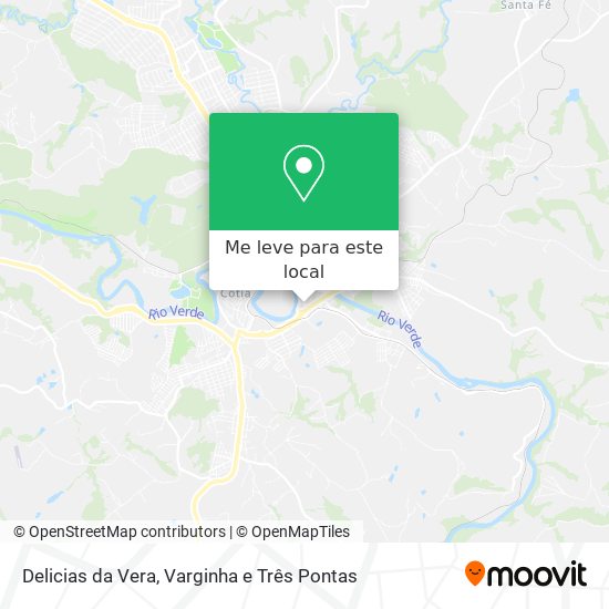 Delicias da Vera mapa