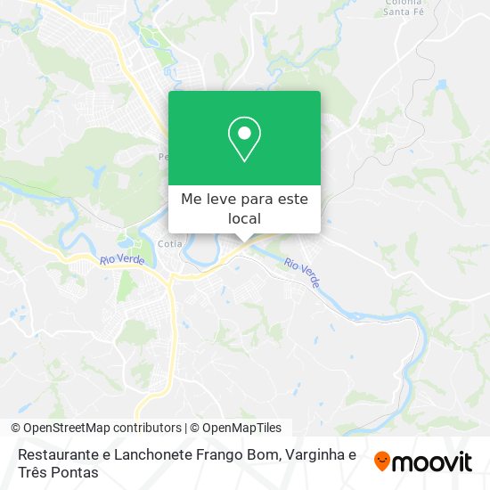 Restaurante e Lanchonete Frango Bom mapa