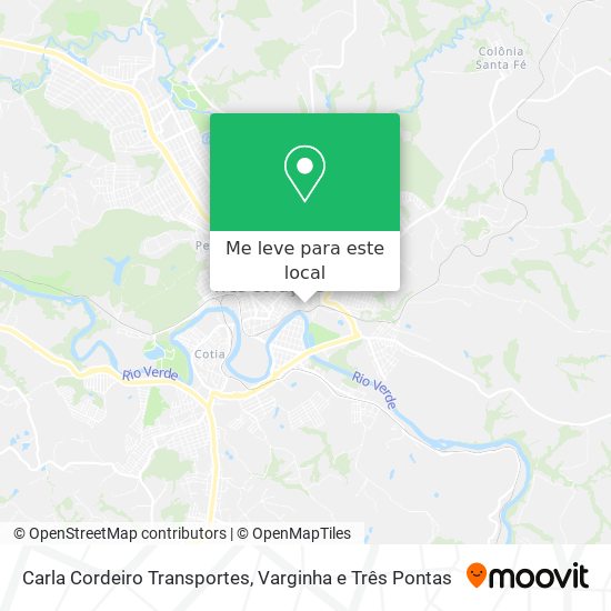 Carla Cordeiro Transportes mapa