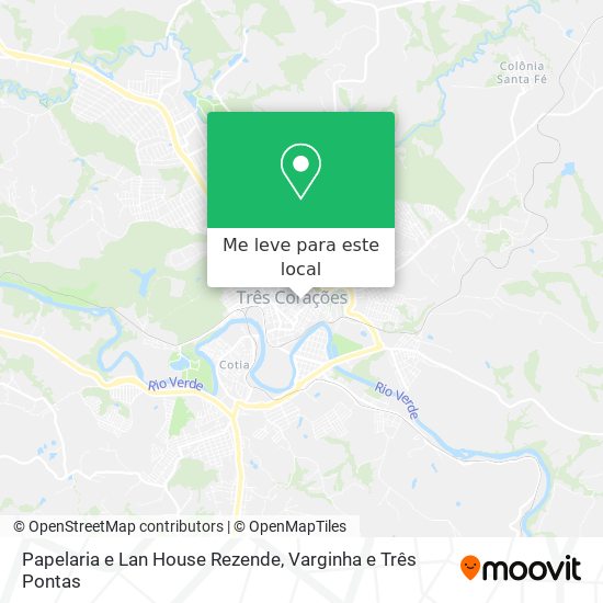 Papelaria e Lan House Rezende mapa