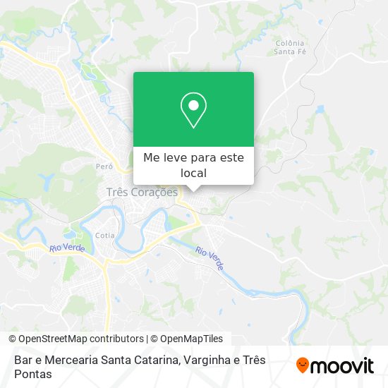 Bar e Mercearia Santa Catarina mapa