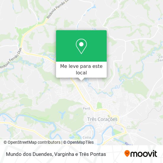 Mundo dos Duendes mapa
