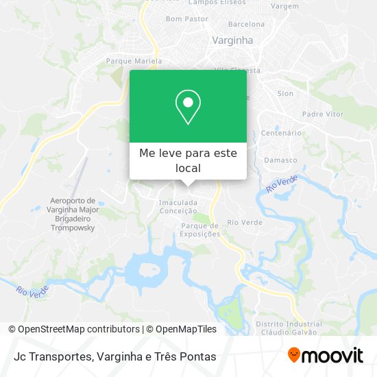 Jc Transportes mapa