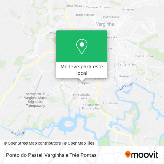Ponto do Pastel mapa