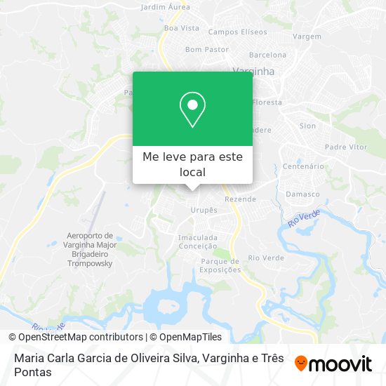 Maria Carla Garcia de Oliveira Silva mapa