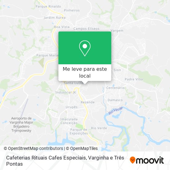 Cafeterias Rituais Cafes Especiais mapa