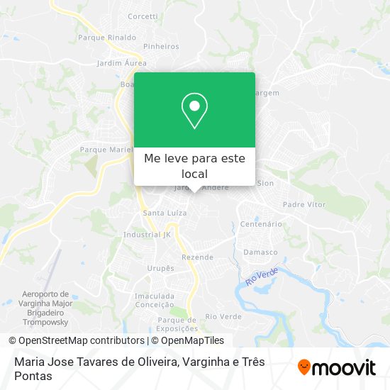 Maria Jose Tavares de Oliveira mapa
