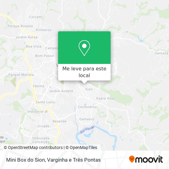 Mini Box do Sion mapa