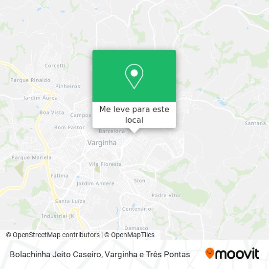 Bolachinha Jeito Caseiro mapa