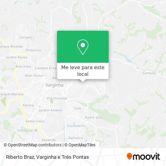 Riberto Braz mapa