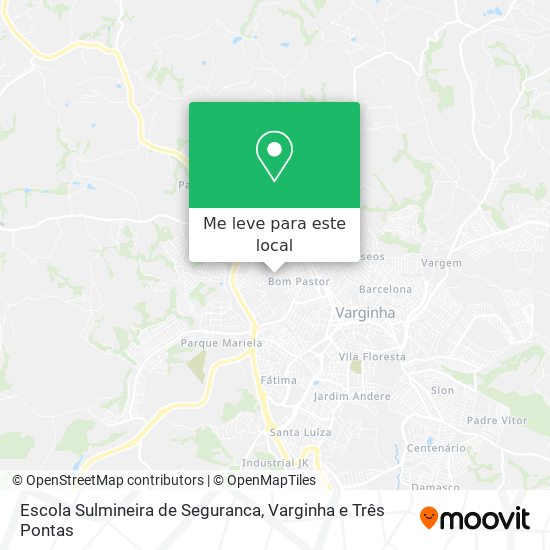 Escola Sulmineira de Seguranca mapa