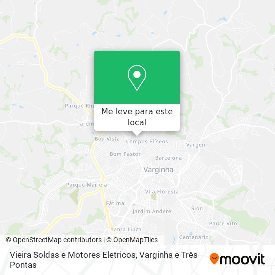 Vieira Soldas e Motores Eletricos mapa