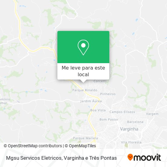 Mgsu Servicos Eletricos mapa