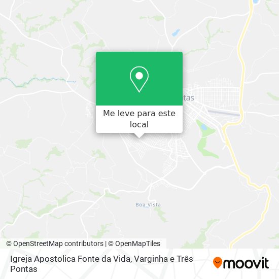 Igreja Apostolica Fonte da Vida mapa