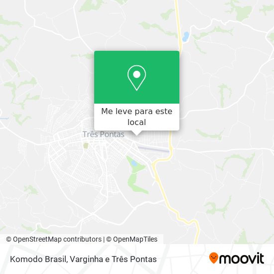 Komodo Brasil mapa