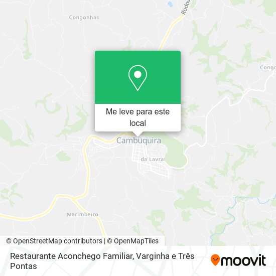 Restaurante Aconchego Familiar mapa