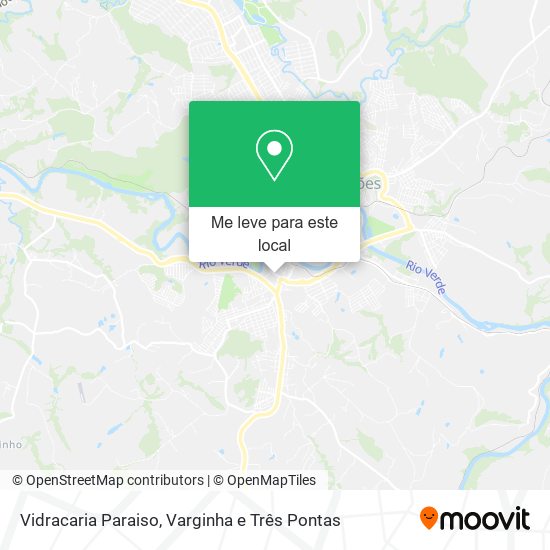 Vidracaria Paraiso mapa