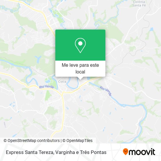 Express Santa Tereza mapa