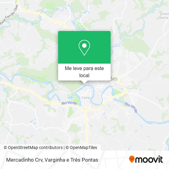 Mercadinho Crv mapa