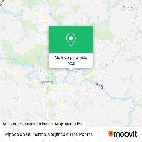 Pipoca do Guilherme mapa