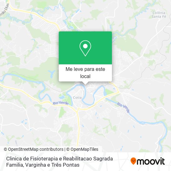 Clinica de Fisioterapia e Reabilitacao Sagrada Familia mapa