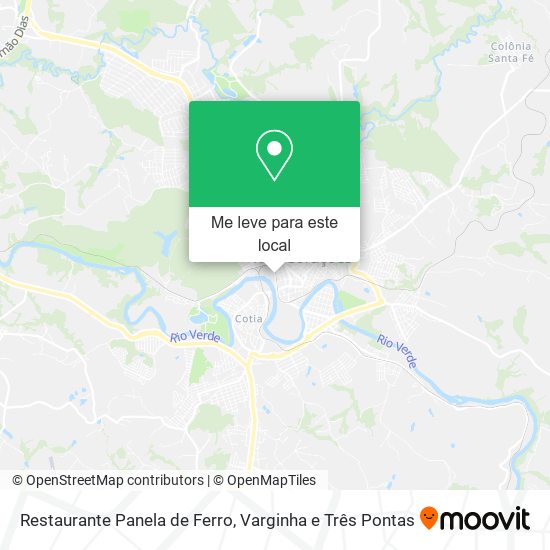 Restaurante Panela de Ferro mapa