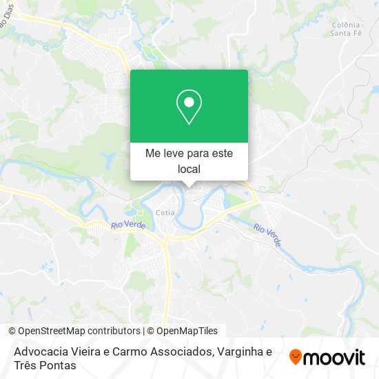 Advocacia Vieira e Carmo Associados mapa