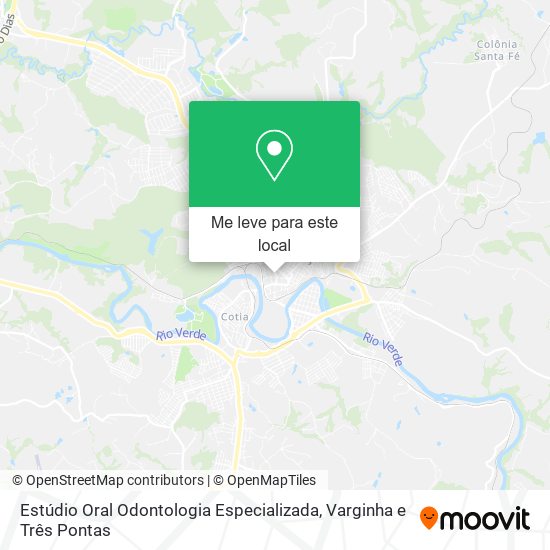Estúdio Oral Odontologia Especializada mapa