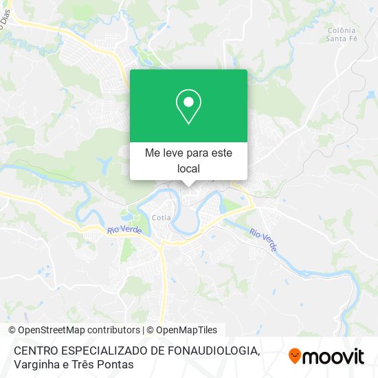 CENTRO ESPECIALIZADO DE FONAUDIOLOGIA mapa