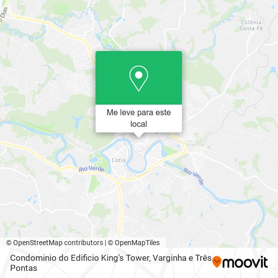 Condominio do Edificio King's Tower mapa