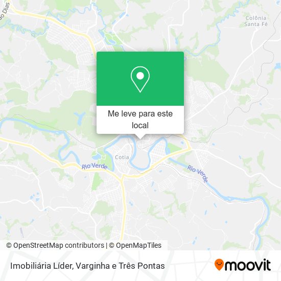 Imobiliária Líder mapa