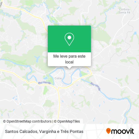 Santos Calcados mapa