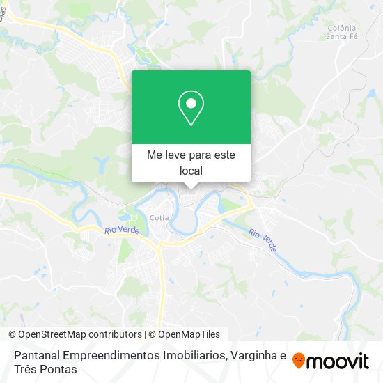 Pantanal Empreendimentos Imobiliarios mapa