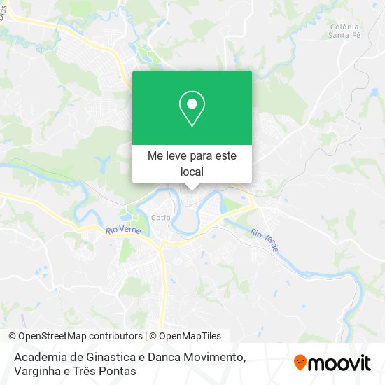 Academia de Ginastica e Danca Movimento mapa