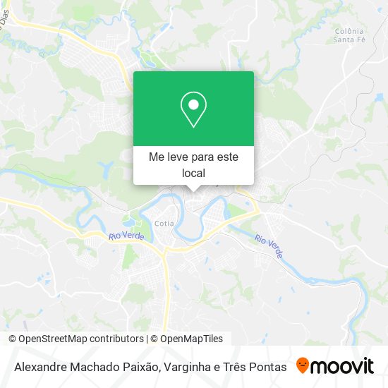Alexandre Machado Paixão mapa
