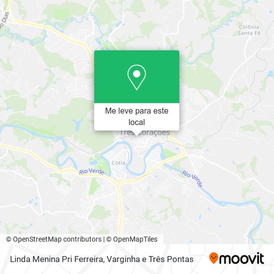 Linda Menina Pri Ferreira mapa