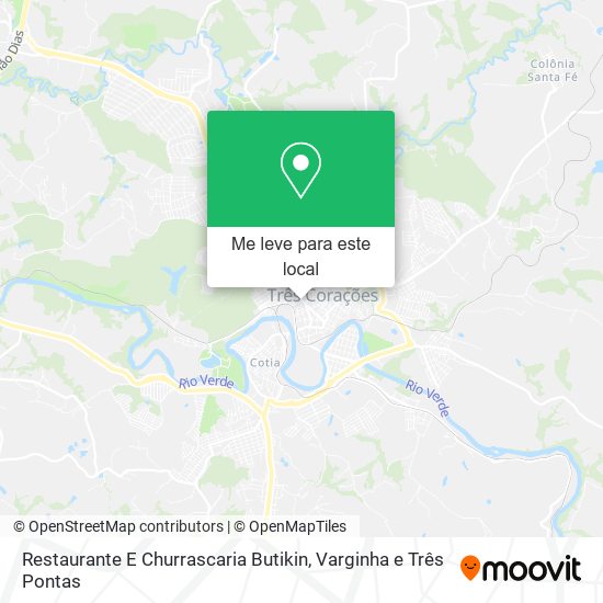 Restaurante E Churrascaria Butikin mapa
