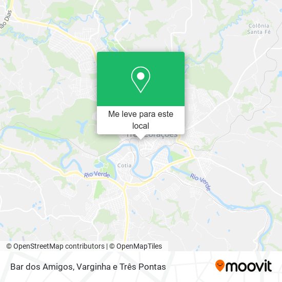 Bar dos Amigos mapa