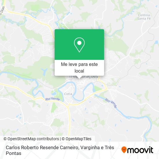 Carlos Roberto Resende Carneiro mapa