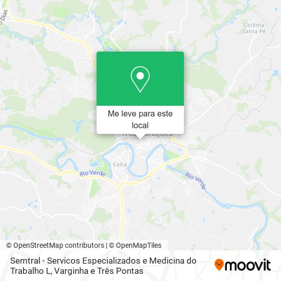 Semtral - Servicos Especializados e Medicina do Trabalho L mapa