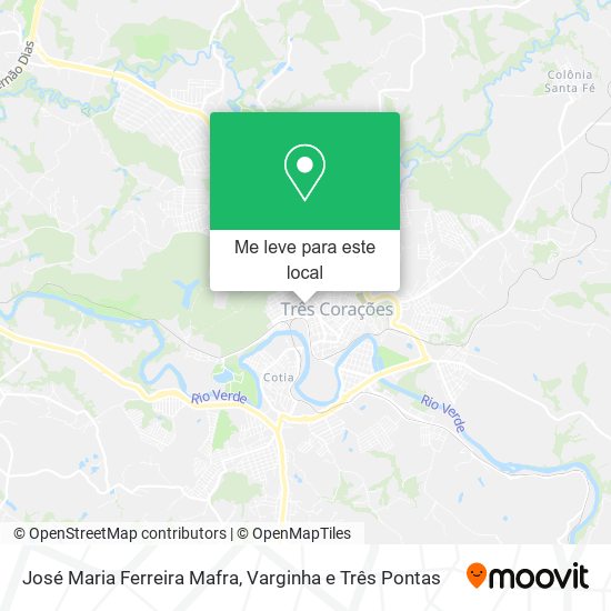 José Maria Ferreira Mafra mapa