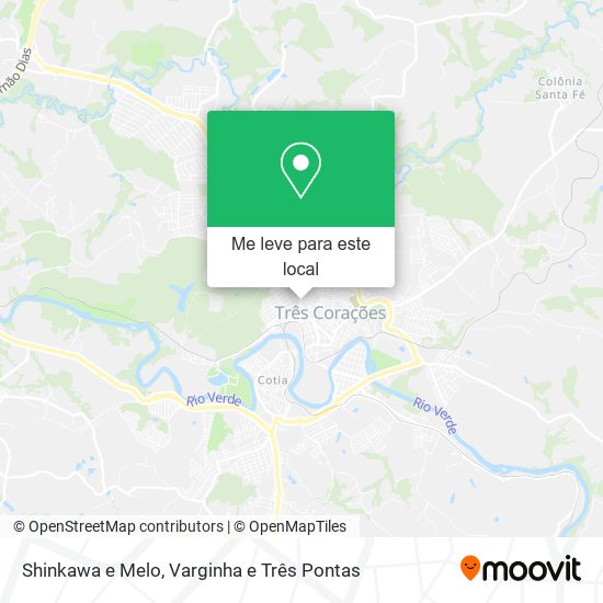 Shinkawa e Melo mapa