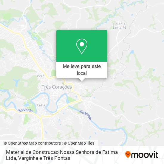 Material de Construcao Nossa Senhora de Fatima Ltda mapa