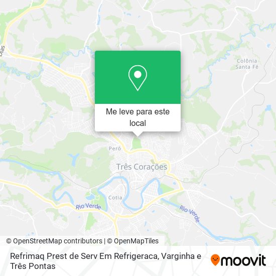 Refrimaq Prest de Serv Em Refrigeraca mapa