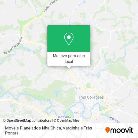 Moveis Planejados Nha Chica mapa