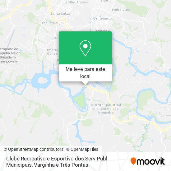 Clube Recreativo e Esportivo dos Serv Publ Municipais mapa